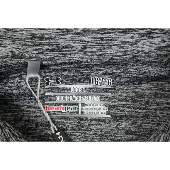 NWT Under Armour UA St. Mary's Elevated Heather Polo Shirt MENS LARGE Blue - Picture 8 of 8